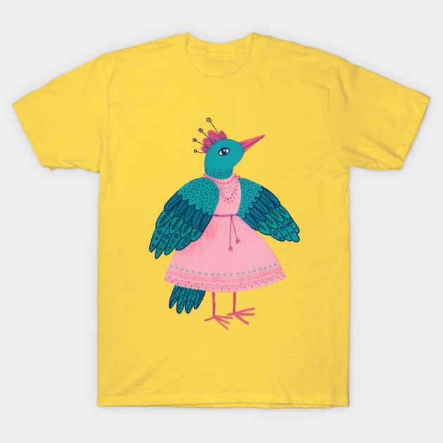 Lady Bird T-Shirt by yuliia_bahniuk